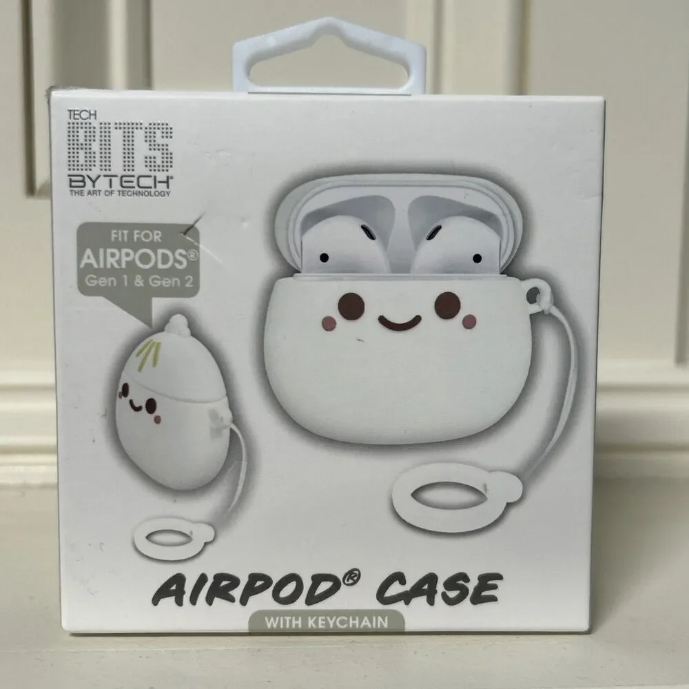 Dumpling AirPod Case With Keychain Fits AirPods Gen 1 And 2
